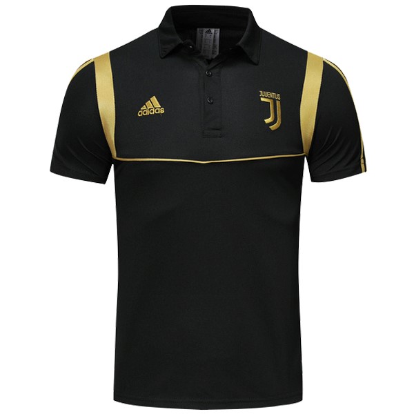 Polo Juventus 2019-20 Schwarz Gelb